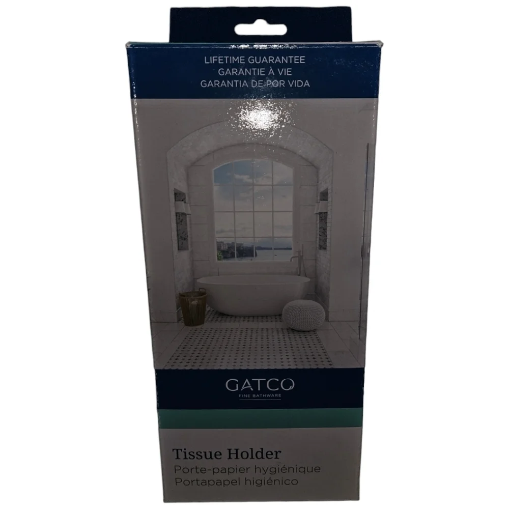 Gatco Brushed Brass Finish Toliet Paper Holder